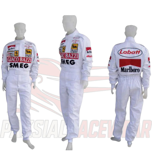Gilles Villeneuve 1970 SMEG Embroidered Patch Replica Go Kart Race Suit