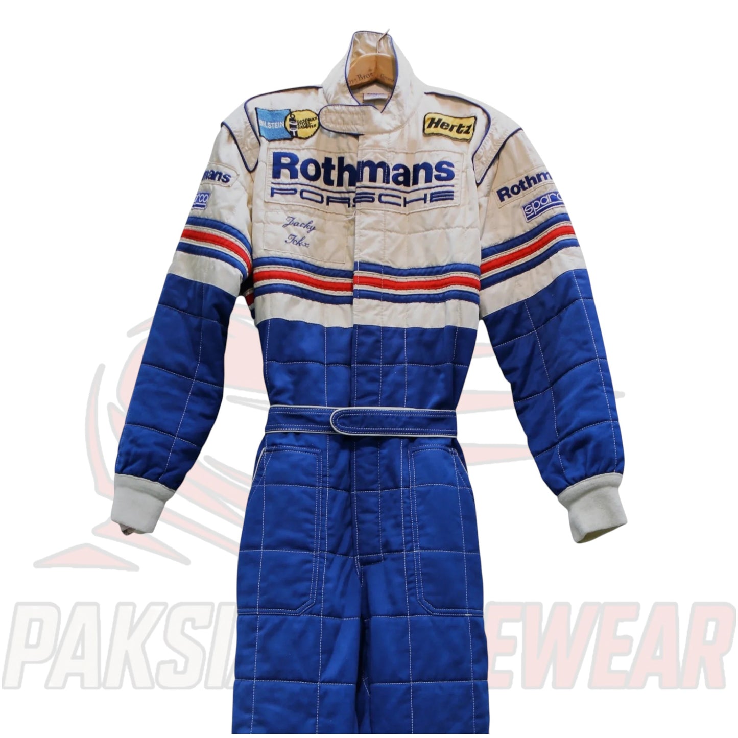 Jacky Ickx Rothmans Porsche Embroidered F1 Racing Suit by Paksial Racewear