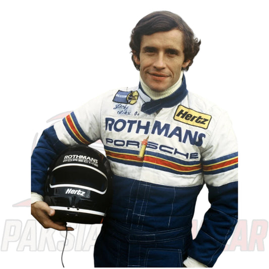 Jacky Ickx Rothmans Porsche Embroidered F1 Racing Suit by Paksial Racewear