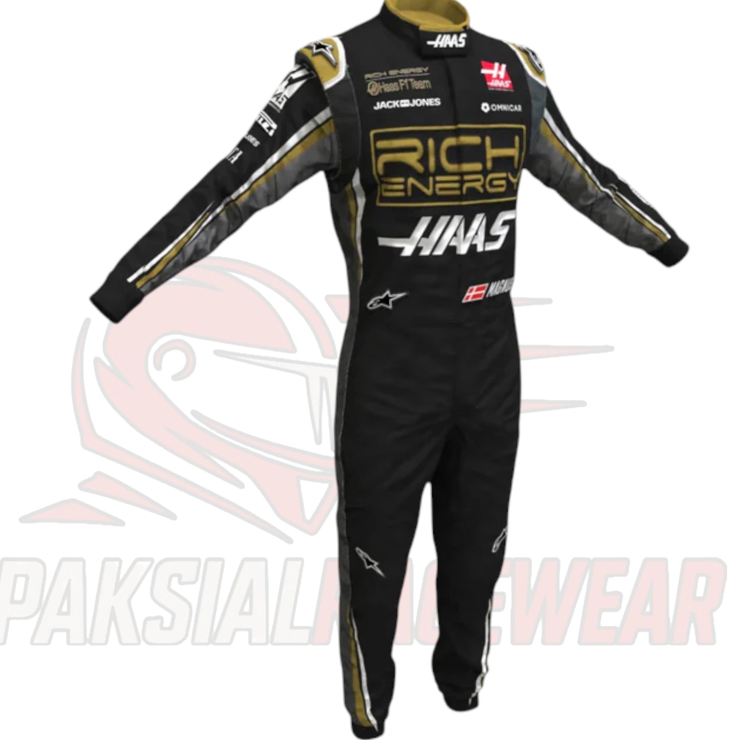 Kevin Magnussen 2019 Haas F1 Team Replica Race Suit | Paksial Racewear