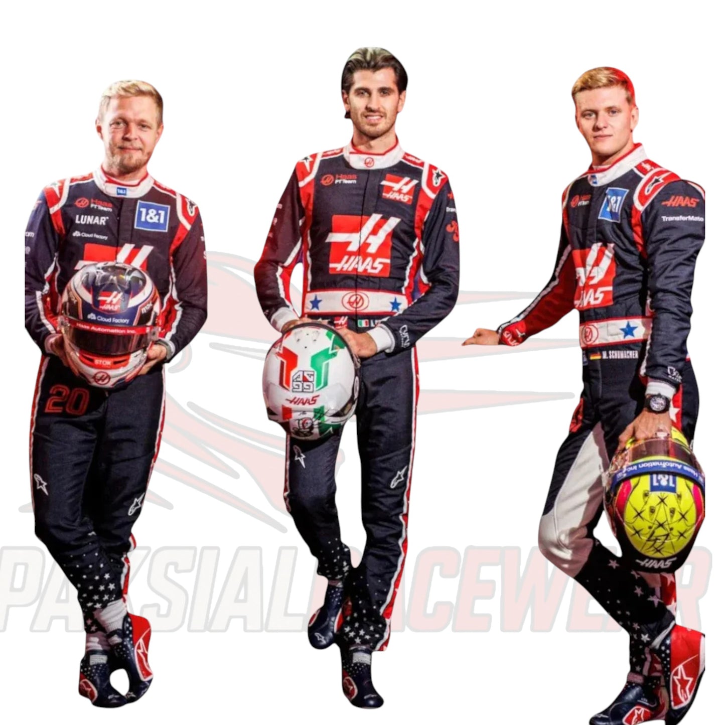 Kevin Magnussen 2022 Haas F1 Race Suit – US Grand Prix Replica | Paksial Racewear