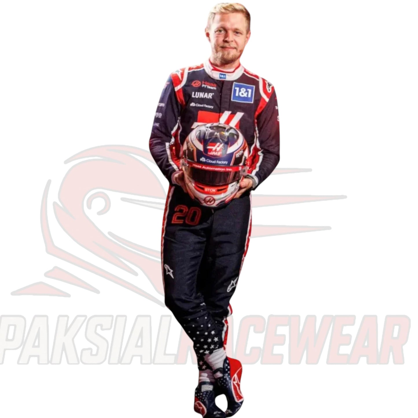 Kevin Magnussen 2022 Haas F1 Race Suit – US Grand Prix Replica | Paksial Racewear