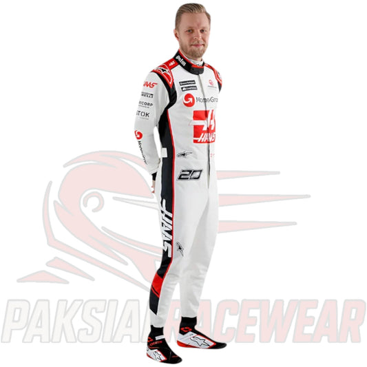 Kevin Magnussen 2023 MoneyGram Haas F1 Team Racing Suit Replica
