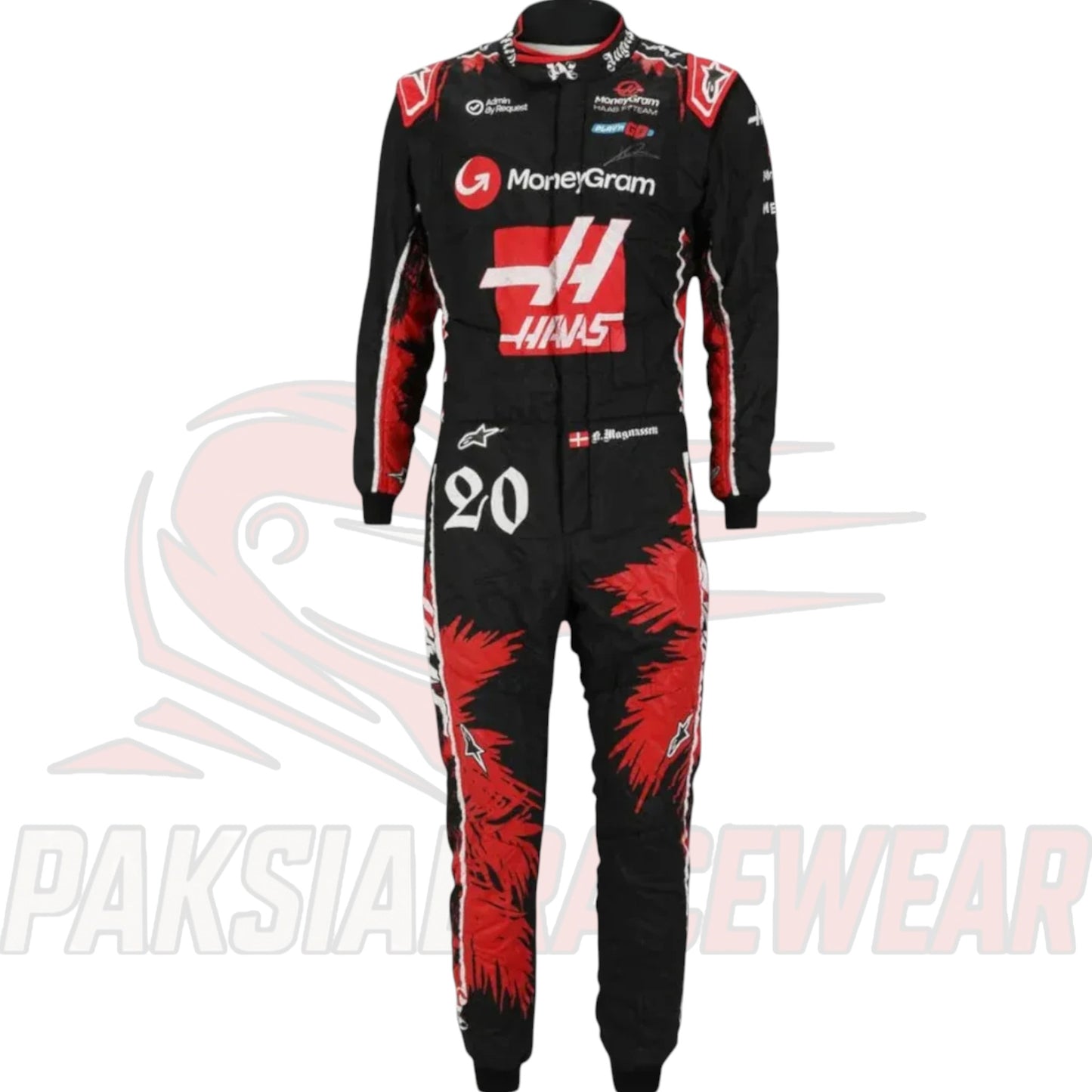 Kevin Magnussen 2024 Haas F1 Race Suit Replica | Paksial Racewear