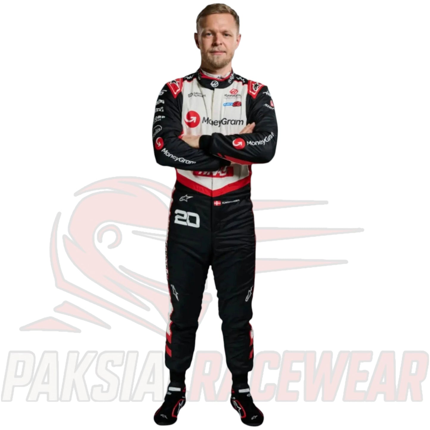 Kevin Magnussen 2024 MoneyGram Haas F1 Team Replica Racing Suit