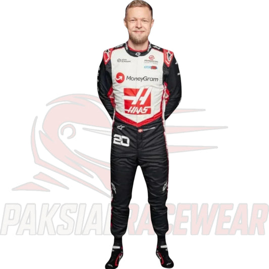Kevin Magnussen 2024 Haas F1 Team Race Suit | Paksial Racewear
