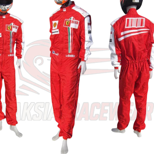 Kimi Räikkönen 2009 Scuderia Ferrari F1 Embroidered Replica Race Suit by Paksial Racewear