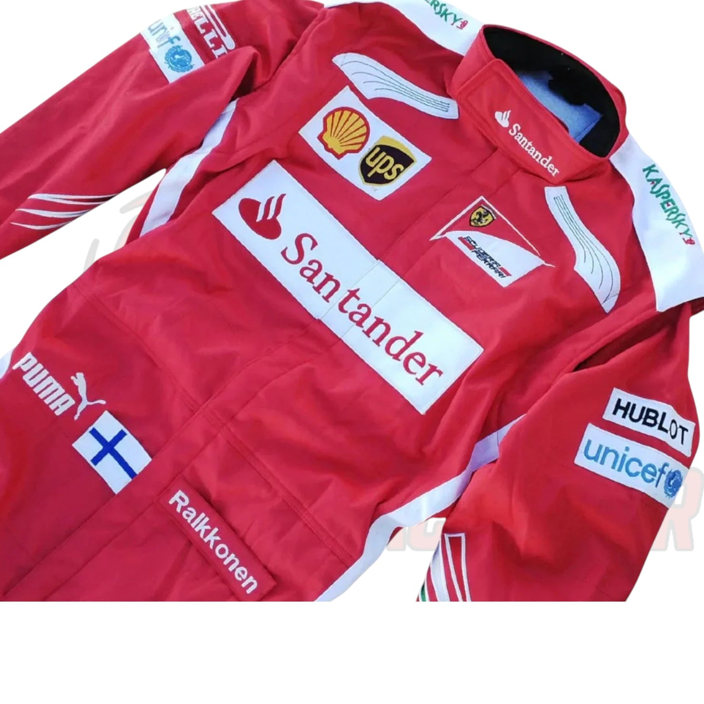 Kimi Räikkönen 2014 Scuderia Ferrari F1 Embroidered Replica Race Suit by Paksial Racewear