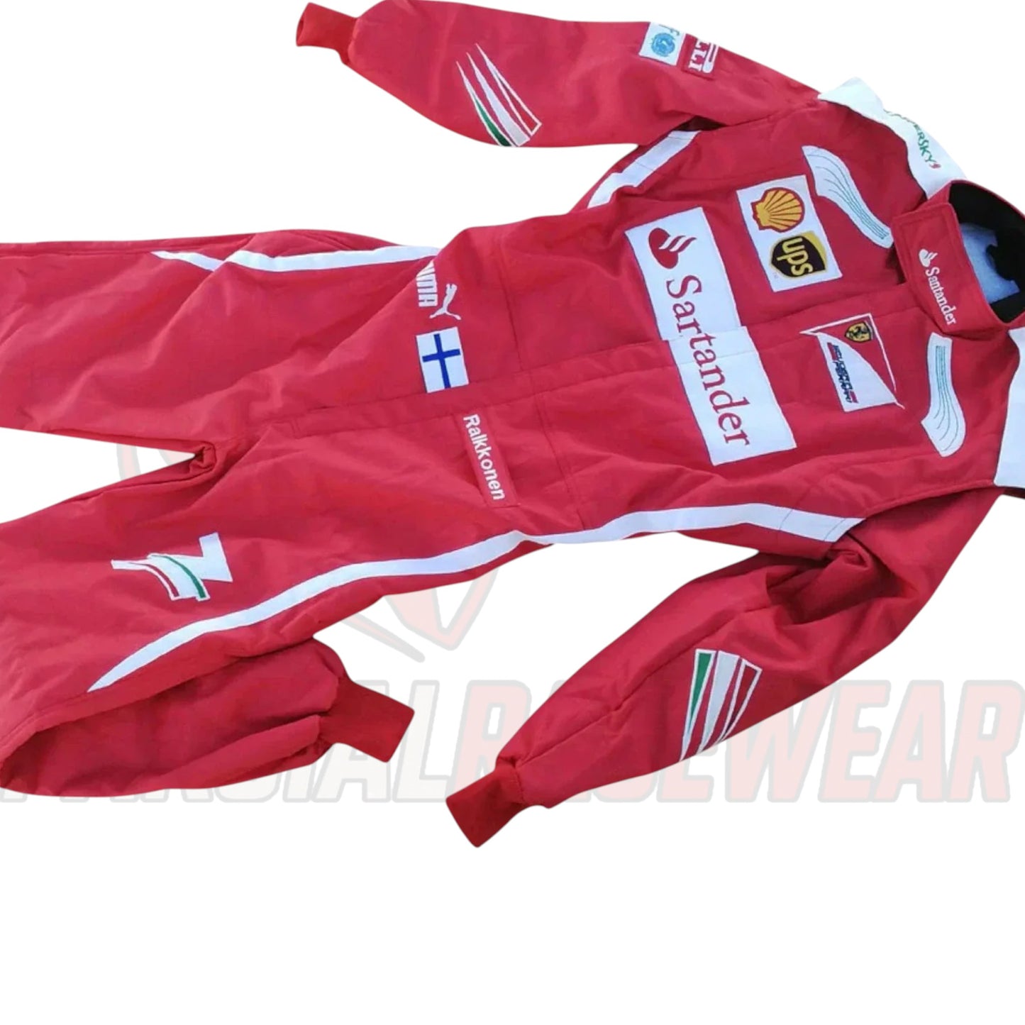 Kimi Räikkönen 2014 Scuderia Ferrari F1 Embroidered Replica Race Suit by Paksial Racewear