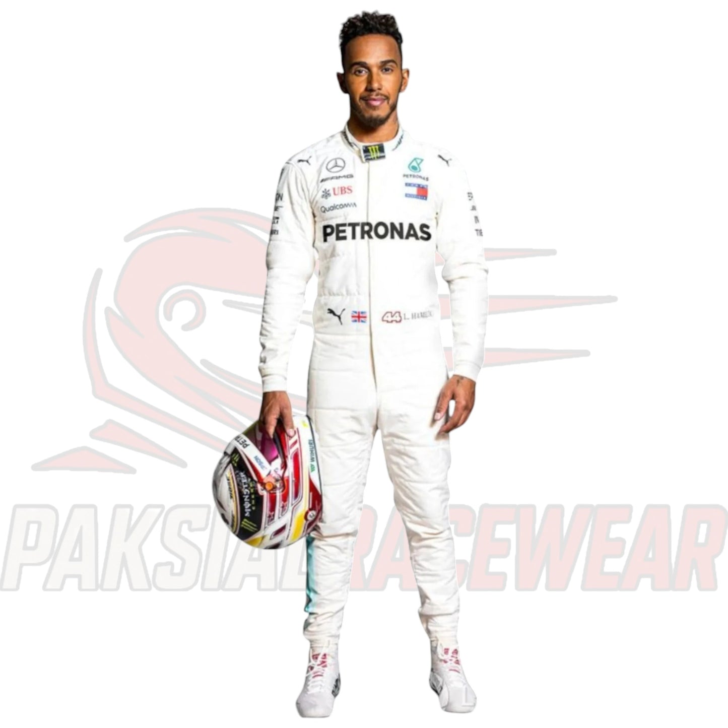 Lewis Hamilton 2018 Mercedes AMG Petronas F1 Team Replica Racing Suit – All Sizes