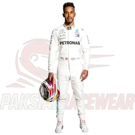 Lewis Hamilton 2018 Mercedes AMG Petronas F1 Team Replica Racing Suit – All Sizes