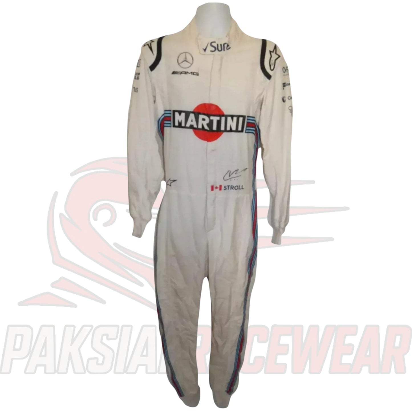 Lance Stroll Signed 2018 Williams Martini Racing F1 Replica Suit | Collector’s Edition by Paksial Racewear