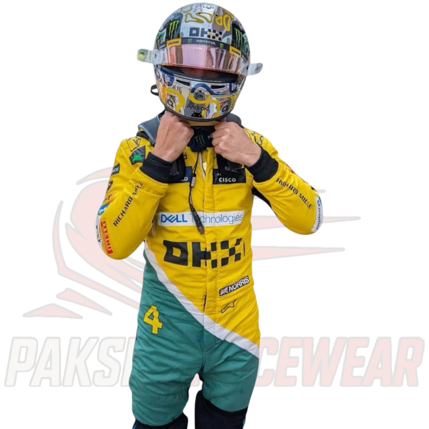 Lando Norris 2024 McLaren Monaco Grand Prix Race Suit Replica – Paksial Racewear