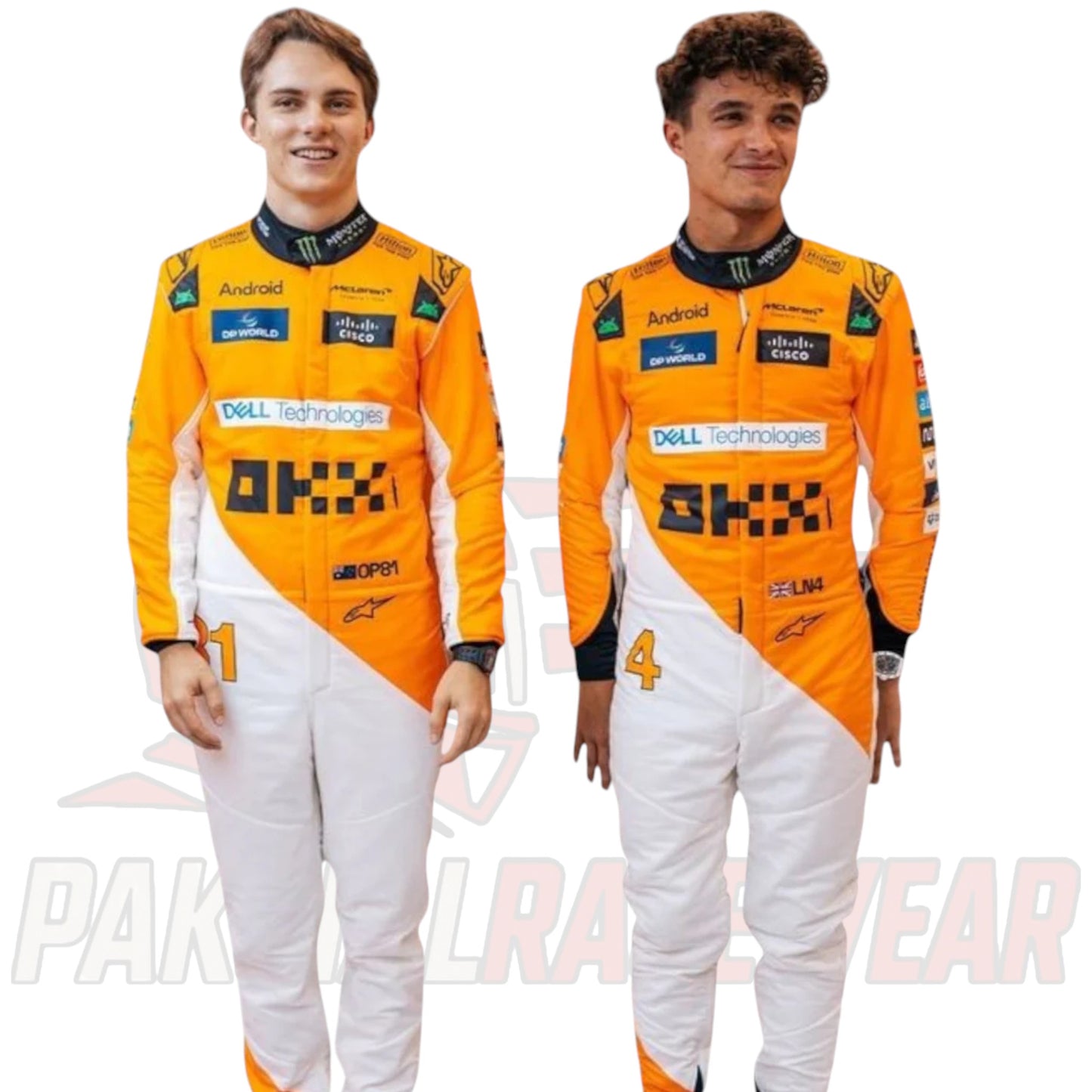 Lando Norris 2024 Singapore GP McLaren F1 Race Suit Replica – Paksial Racewear