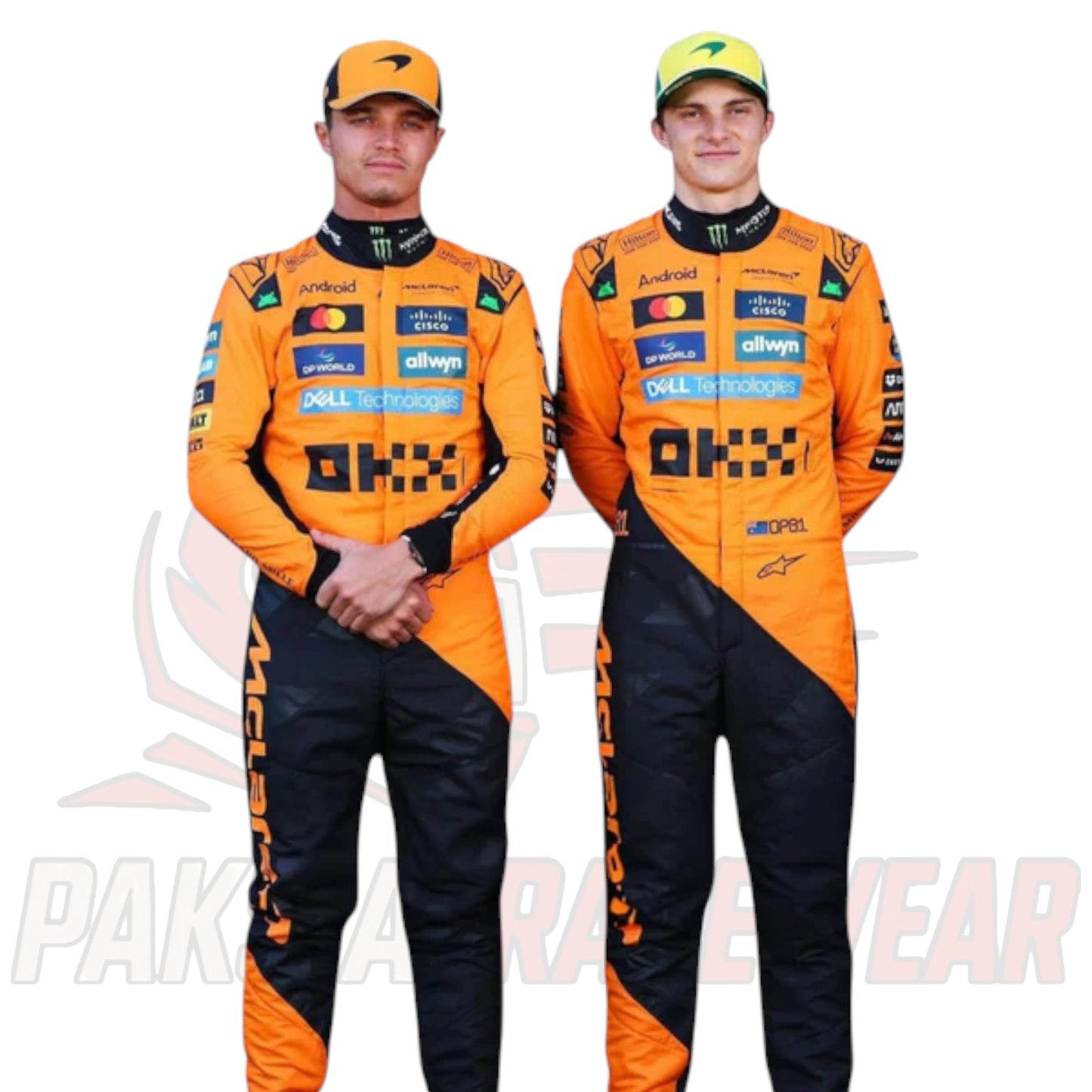 Lando Norris 2025 McLaren Formula 1 Team Racing Suit – Replica by Paksial Racewear