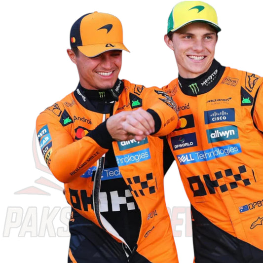 Lando Norris 2025 McLaren Formula 1 Team Racing Suit – Replica by Paksial Racewear