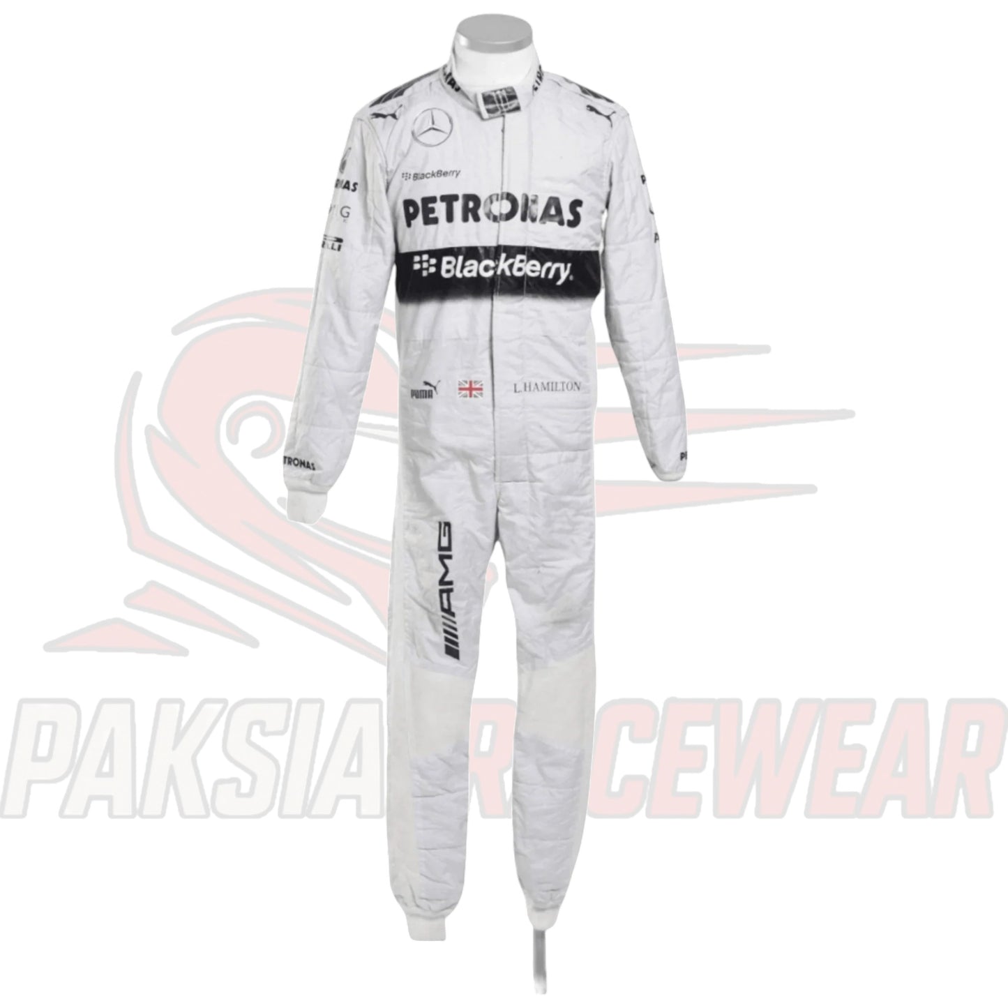 Lewis Hamilton 2014 Mercedes AMG Petronas F1 Replica Racing Suit – All Sizes