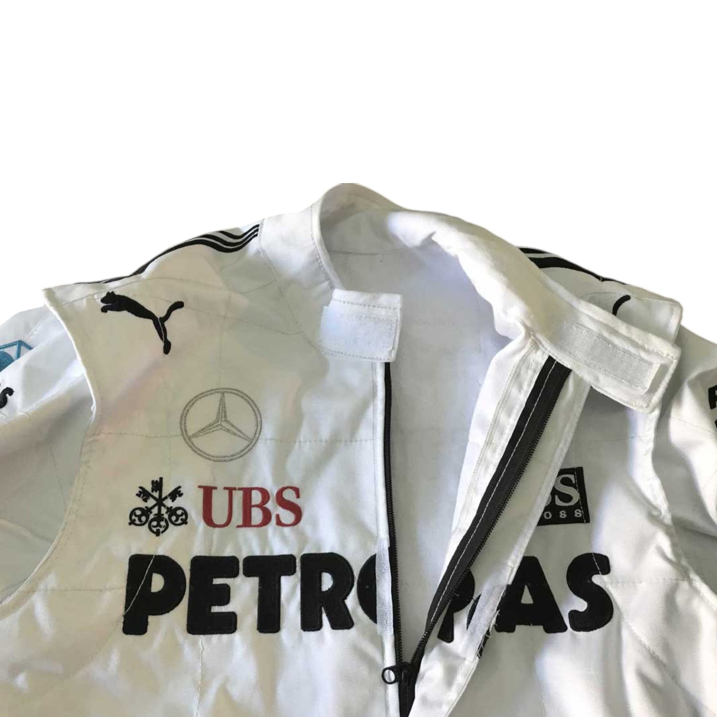 Lewis Hamilton 2017 Mercedes AMG F1 Embroidered Replica Go Kart Race Suit