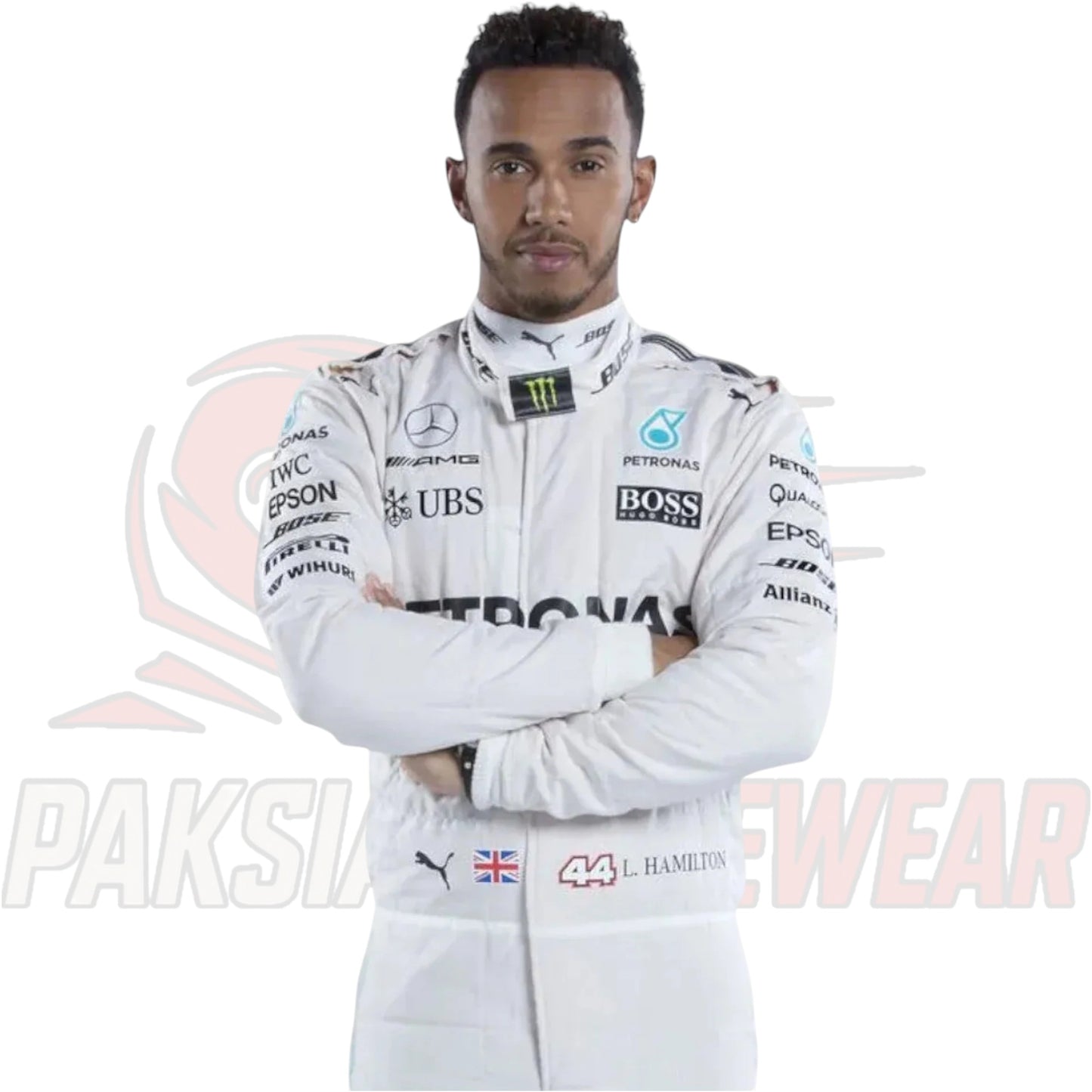 Lewis Hamilton 2017 Mercedes-AMG Petronas F1 Replica Race Suit by Paksial Racewear