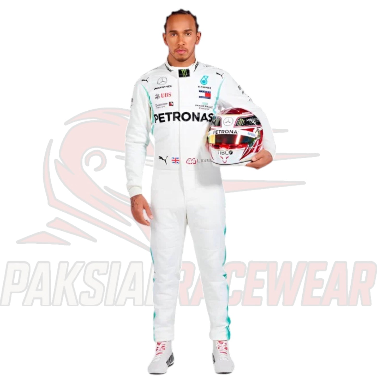 Lewis Hamilton 2019 Mercedes AMG Petronas F1 Replica Racing Suit – All Sizes