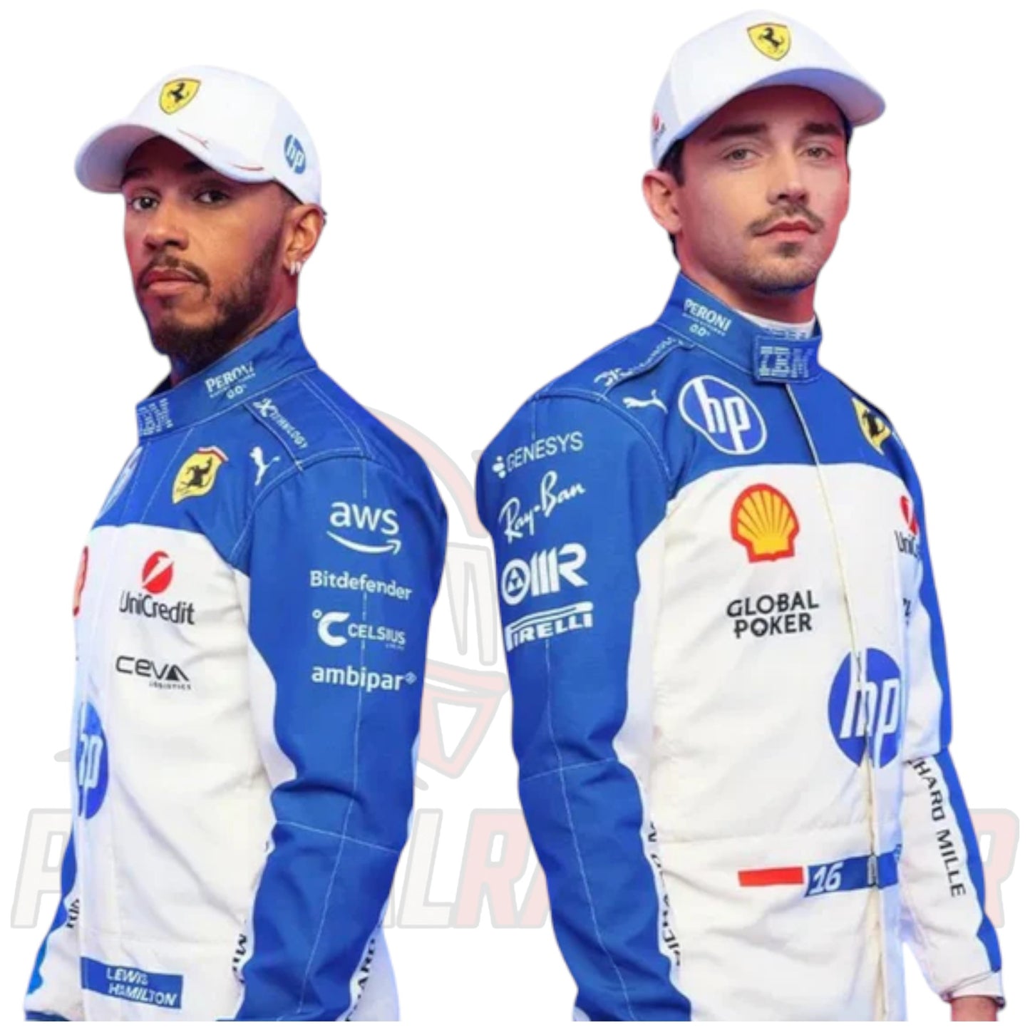 Lewis Hamilton 2025 Ferrari HP Miami GP F1 Team Replica Race Suit – Paksial Racewear
