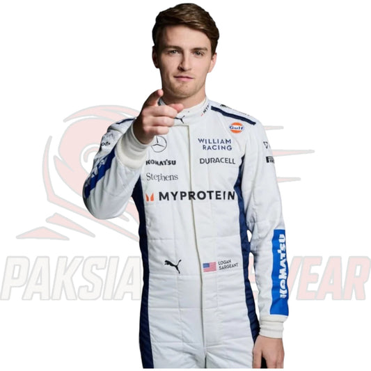 Logan Sargeant 2024 Williams Racing F1 Team Replica Race Suit – Paksial Racewear