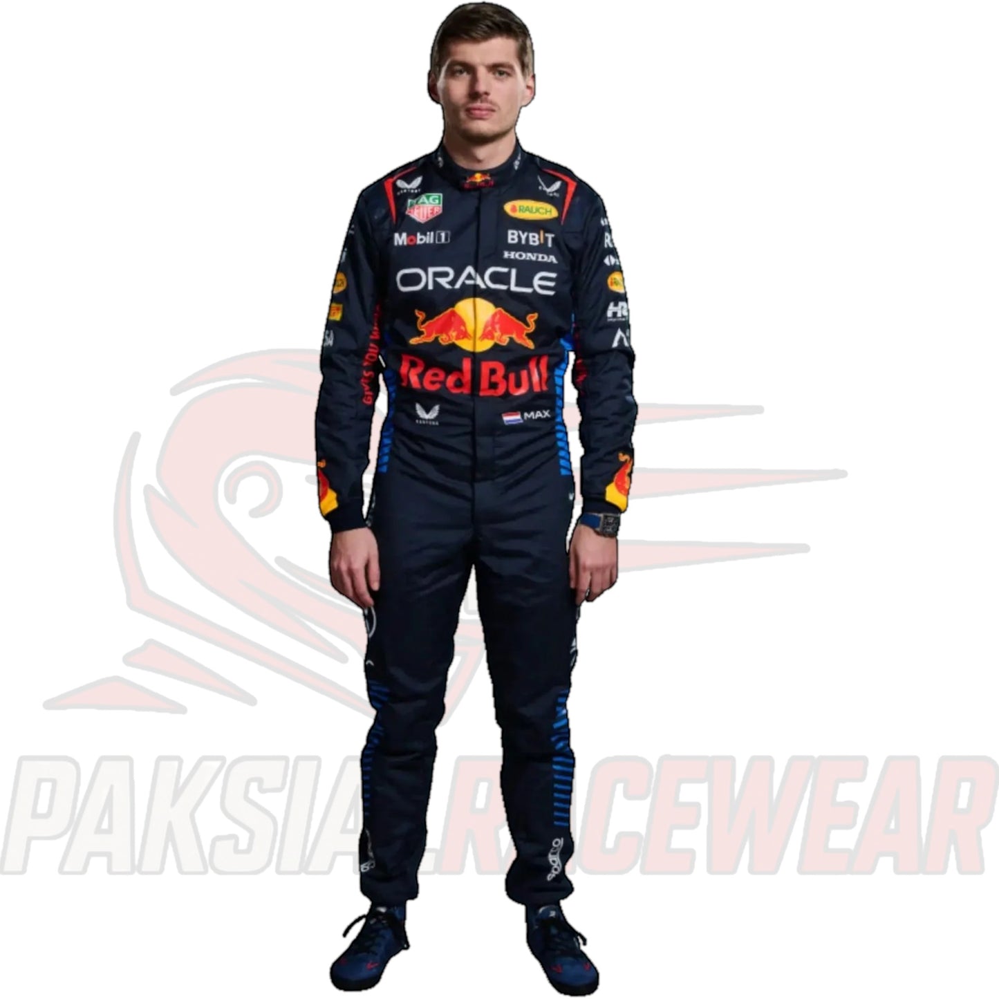 Max Verstappen 2024 Red Bull Printed Go Kart Suit – Replica