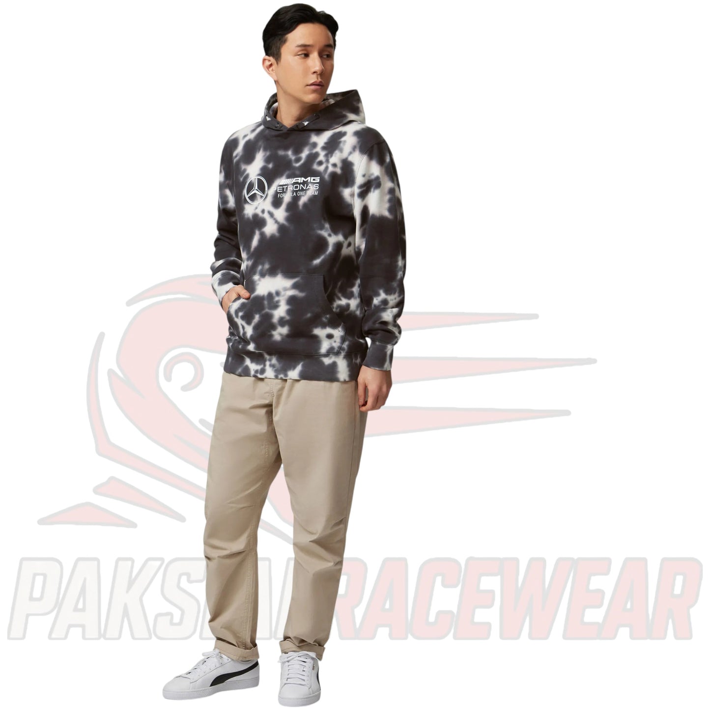 Mercedes-AMG F1 Team Tie Dye Hoodie – Unique Fanwear Edition