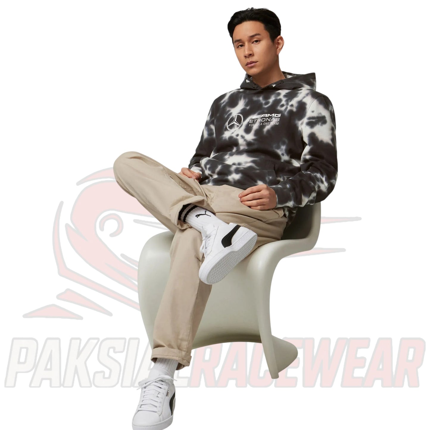 Mercedes-AMG F1 Team Tie Dye Hoodie – Unique Fanwear Edition