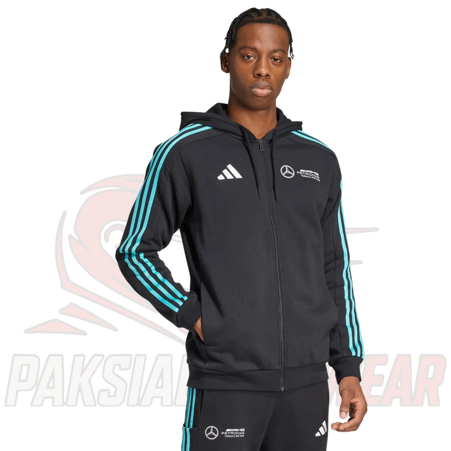 Mercedes-AMG F1 Team adidas DNA Full-Zip Hoodie – Official Fanwear