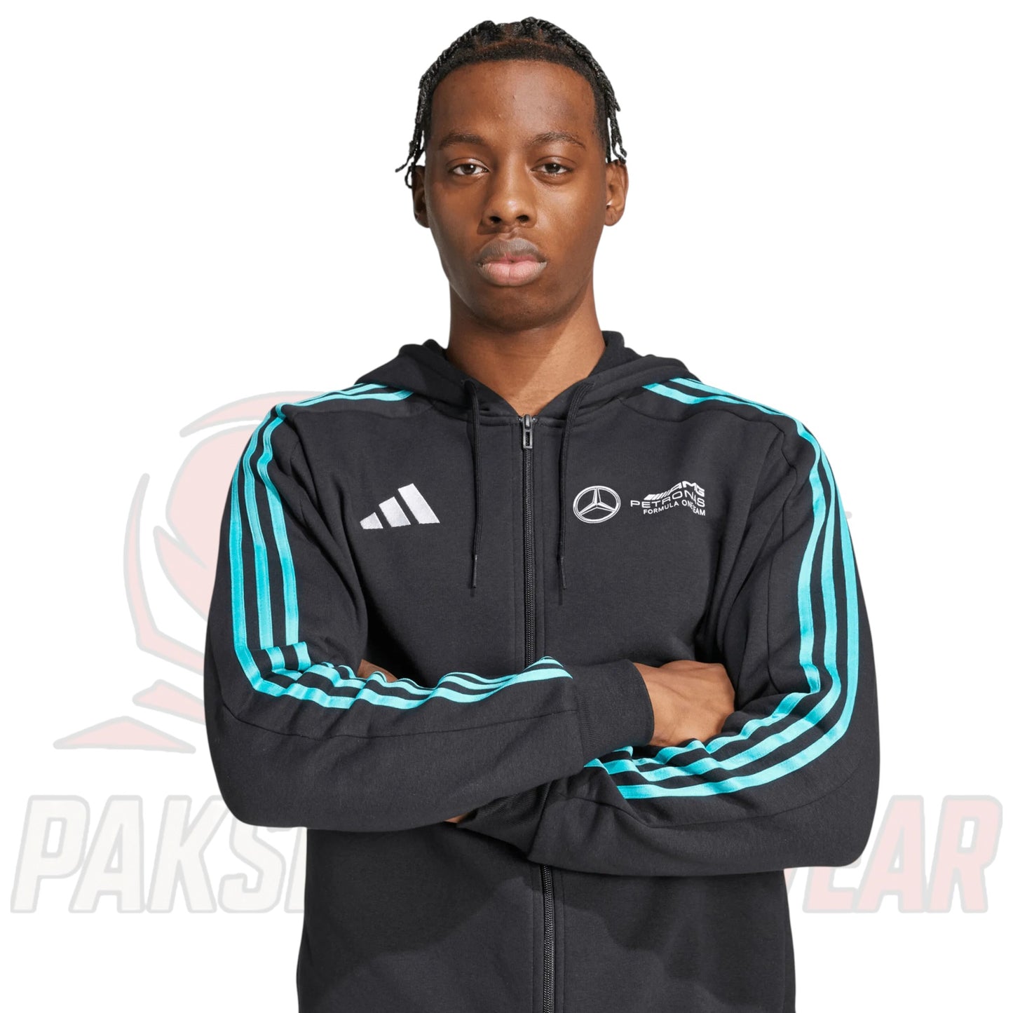 Mercedes-AMG F1 Team adidas DNA Full-Zip Hoodie – Official Fanwear