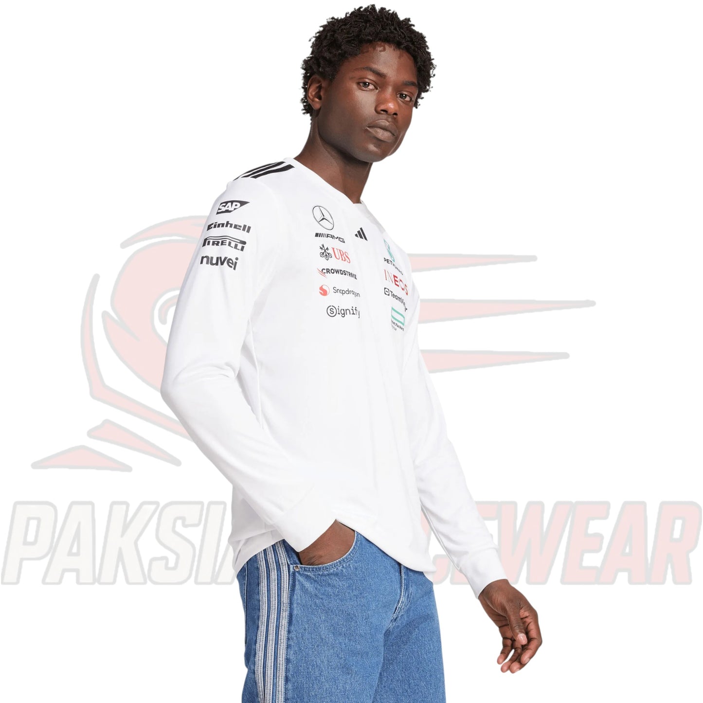 Mercedes F1 2025 adidas Long Sleeve Shirt