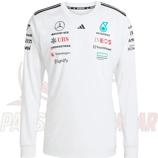 Mercedes F1 2025 adidas Long Sleeve Shirt