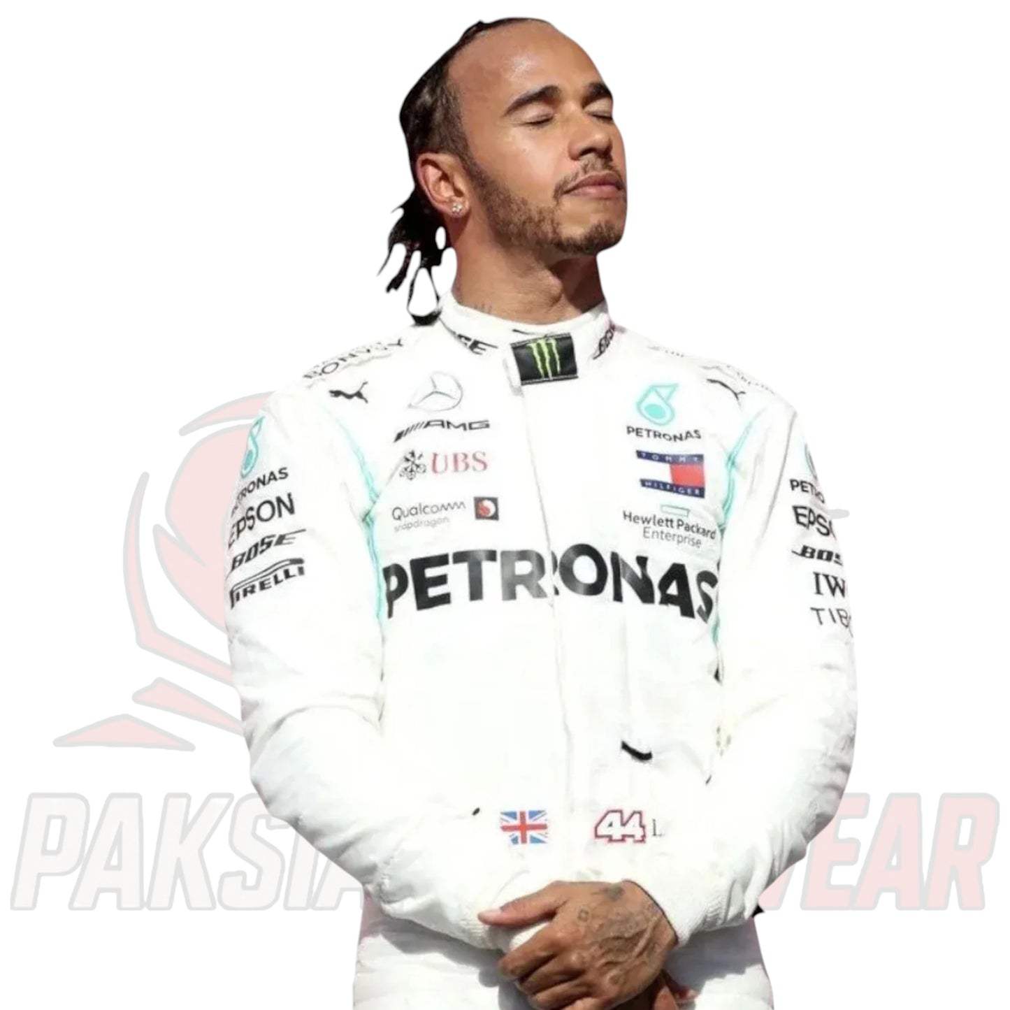 Mercedes-Benz AMG Petronas Lewis Hamilton 2019 F1 Replica Race Suit by Paksial Racewear