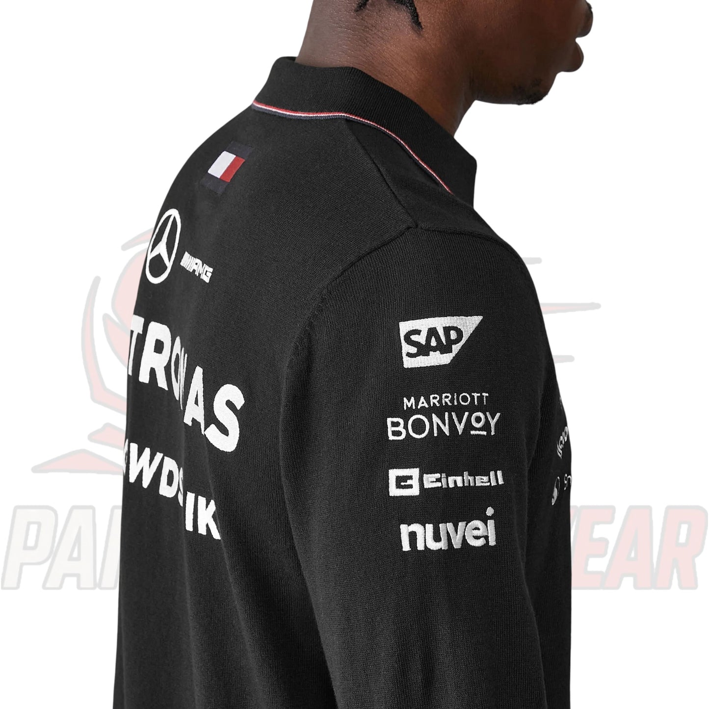 Mercedes F1 2024 Long Sleeve Team Polo