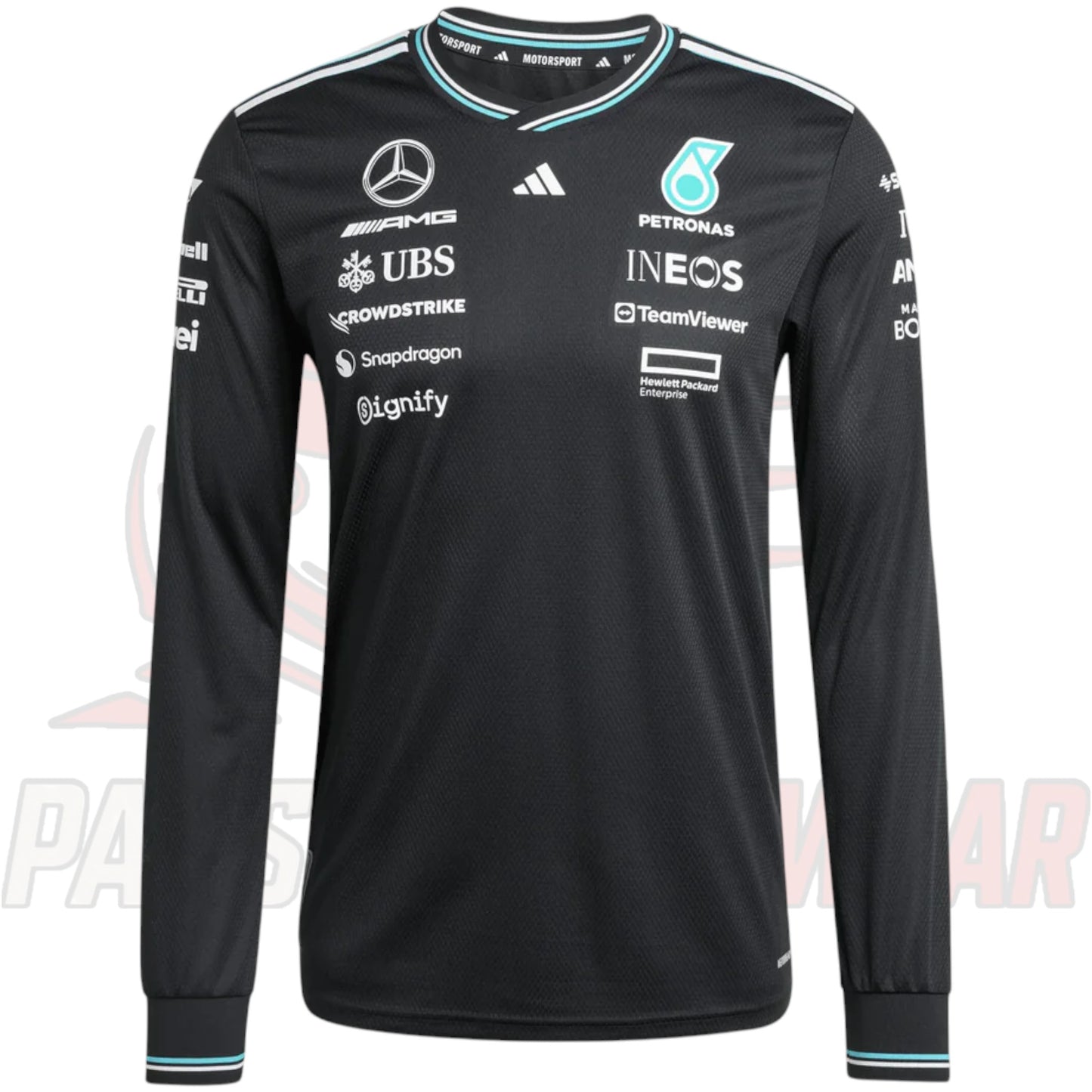 Mercedes F1 2025 adidas Driver Long Sleeve Shirt