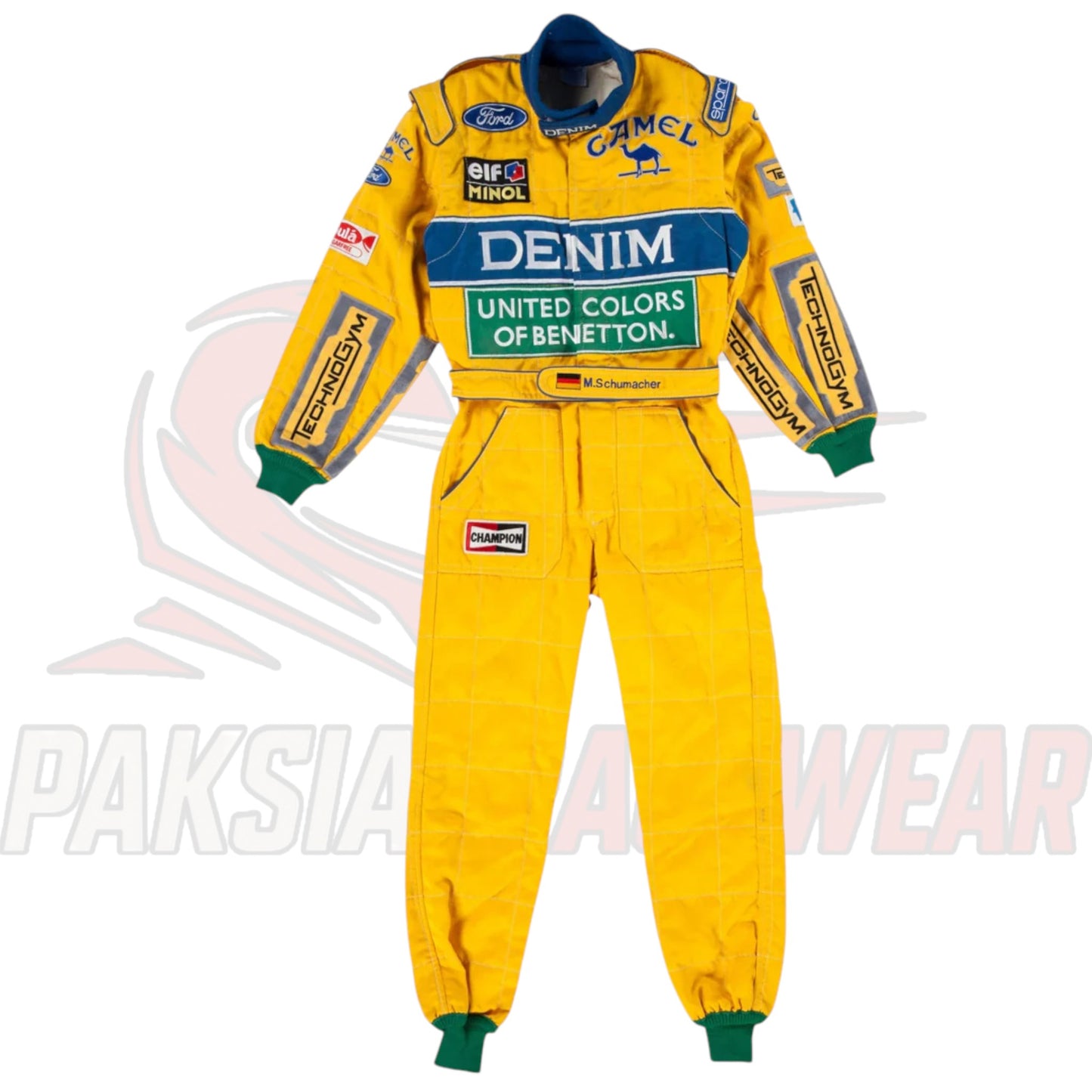 Michael Schumacher 1991 Benetton F1 Replica Race Suit by Paksial Racewear