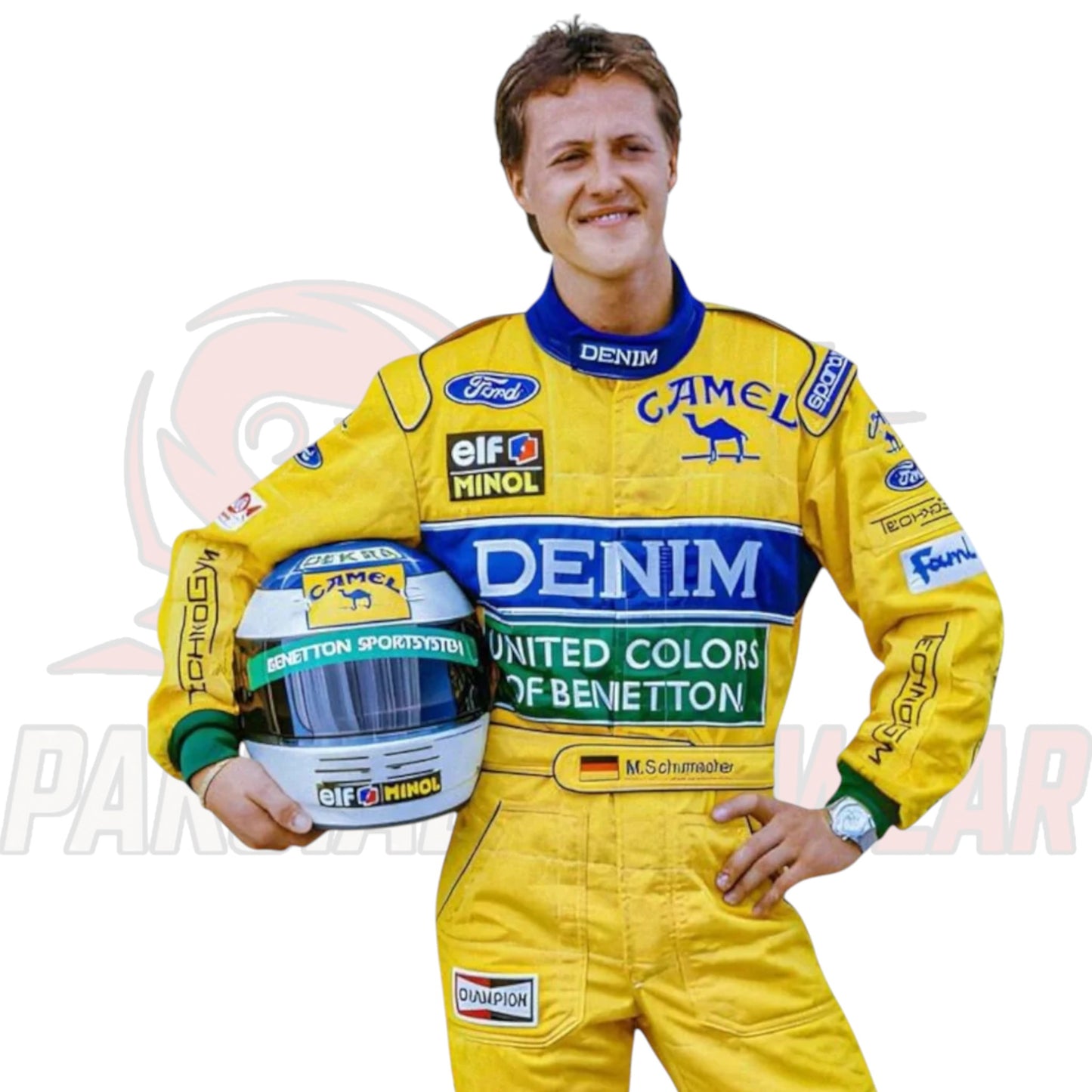 Michael Schumacher 1991 Benetton F1 Replica Race Suit by Paksial Racewear