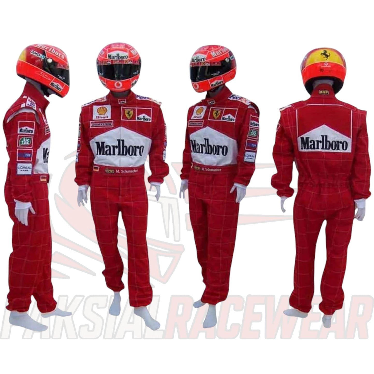 Michael Schumacher 2001 Ferrari F1 Printed Racing Suit