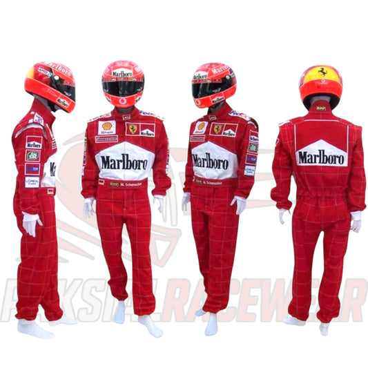 Michael Schumacher 2001 Ferrari Marlboro F1 Replica Race Suit by Paksial Racewear