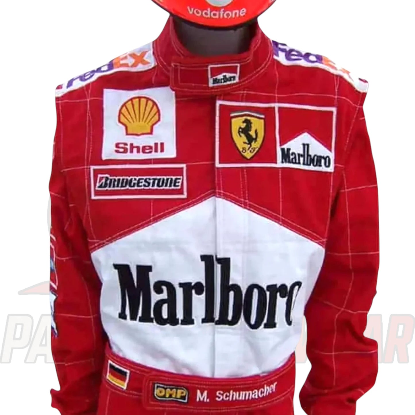 Michael Schumacher 2001 Ferrari Marlboro F1 Replica Race Suit by Paksial Racewear