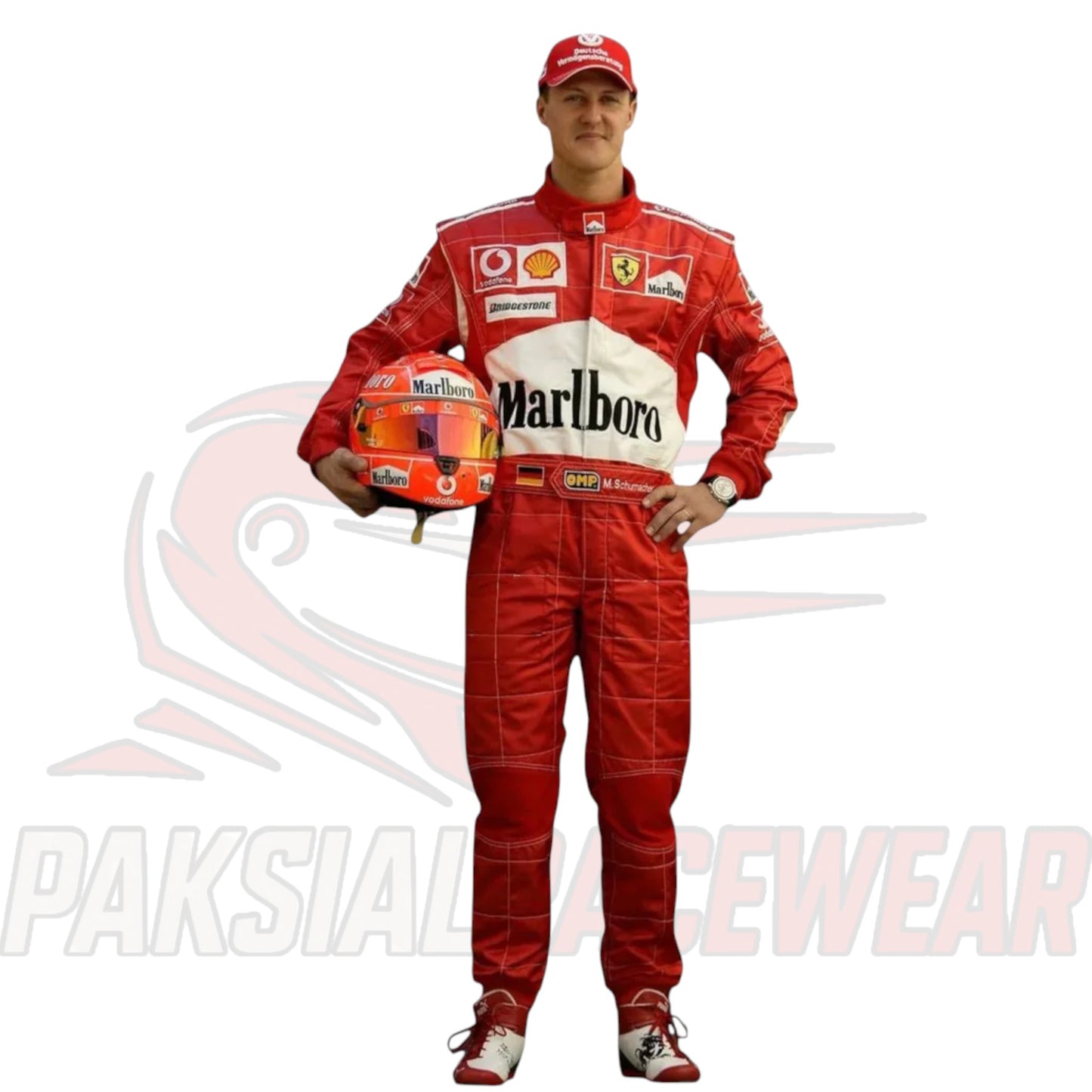 Michael Schumacher 2001 Ferrari Marlboro F1 Replica Race Suit by Paksial Racewear
