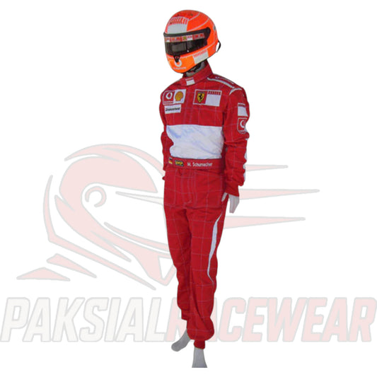 Michael Schumacher 2006 Ferrari BAR CODE Embroidered Replica Go Kart Race Suit