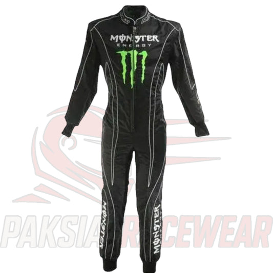 Monster Energy Go Kart Racing Suit | Premium Sublimation Printed Racewear by Paksial