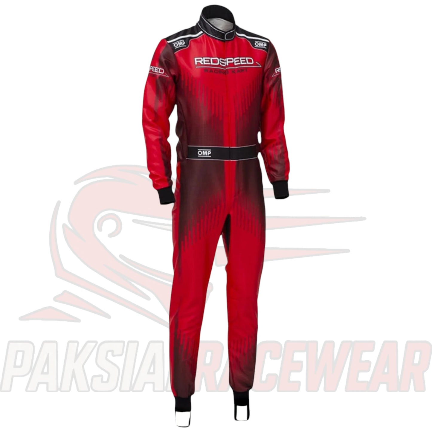 New Red Speed Go Kart Racing Suit | Premium Kartwear by Paksial
