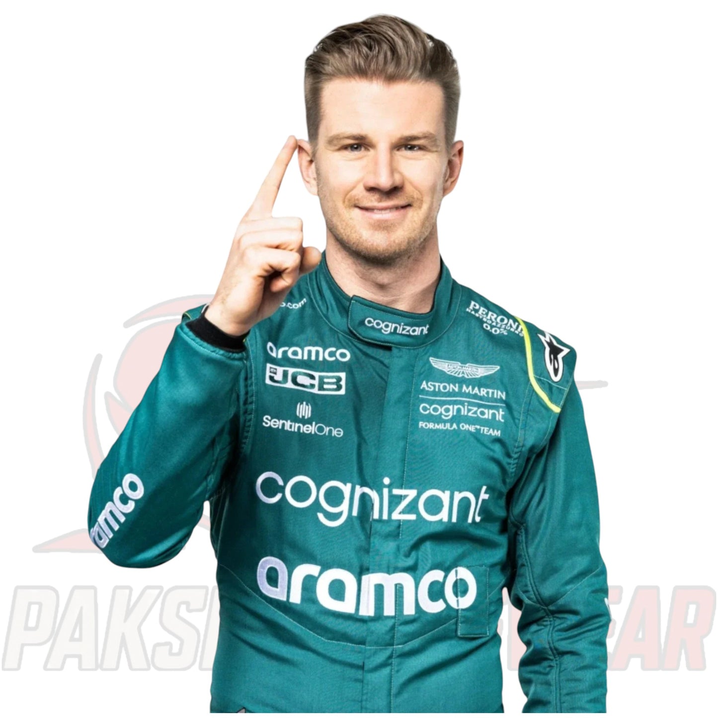 Nico Hülkenberg 2022 Saudi Arabian GP Aston Martin F1 Racing Suit Replica