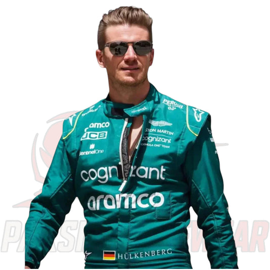 Nico Hülkenberg 2022 Saudi Arabian GP Aston Martin F1 Racing Suit Replica