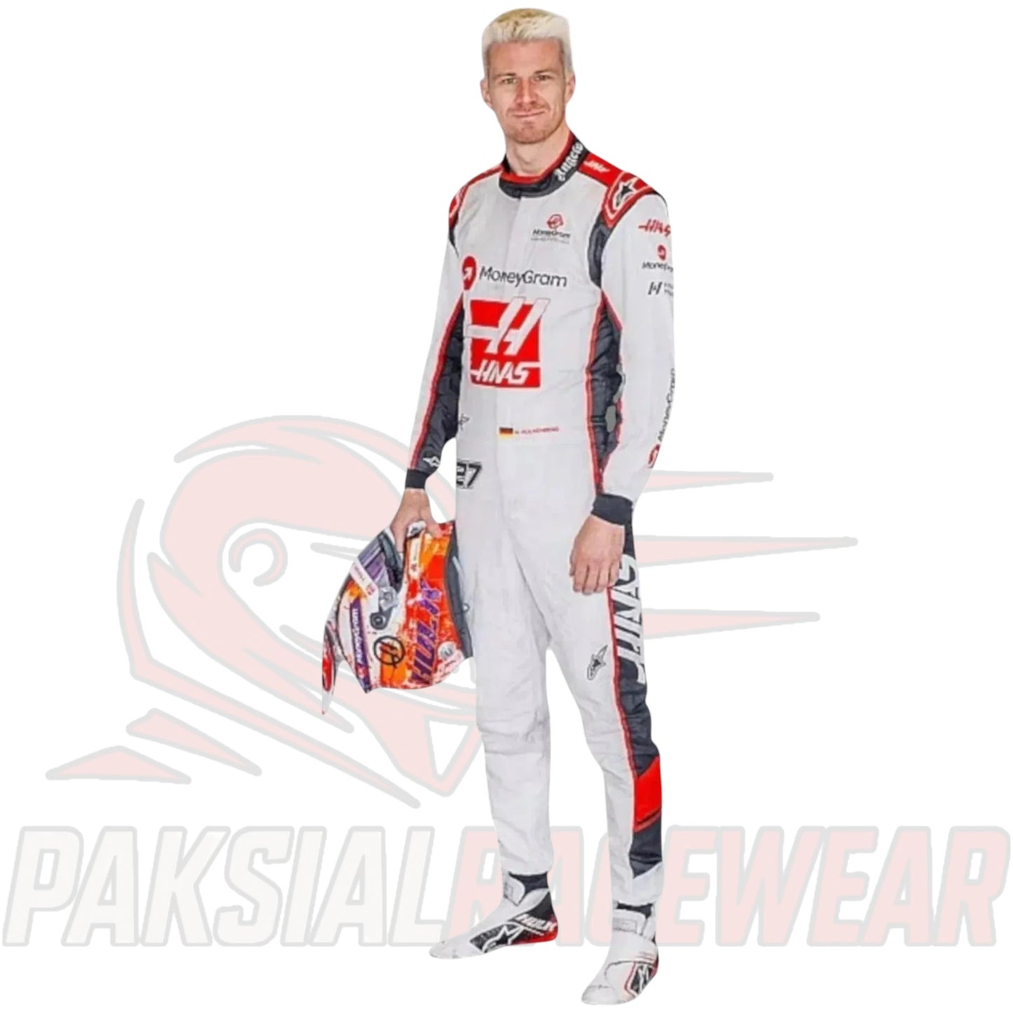 Nico Hülkenberg 2023 Las Vegas GP Haas F1 Team Racing Suit Replica