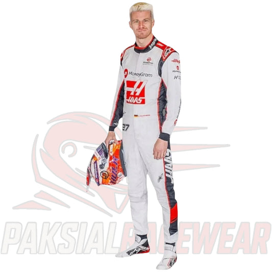 Nico Hülkenberg 2023 Las Vegas GP Haas F1 Team Racing Suit Replica