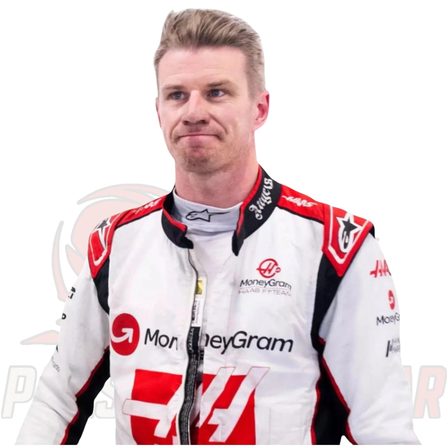 Nico Hülkenberg 2023 Las Vegas GP Haas F1 Team Racing Suit Replica
